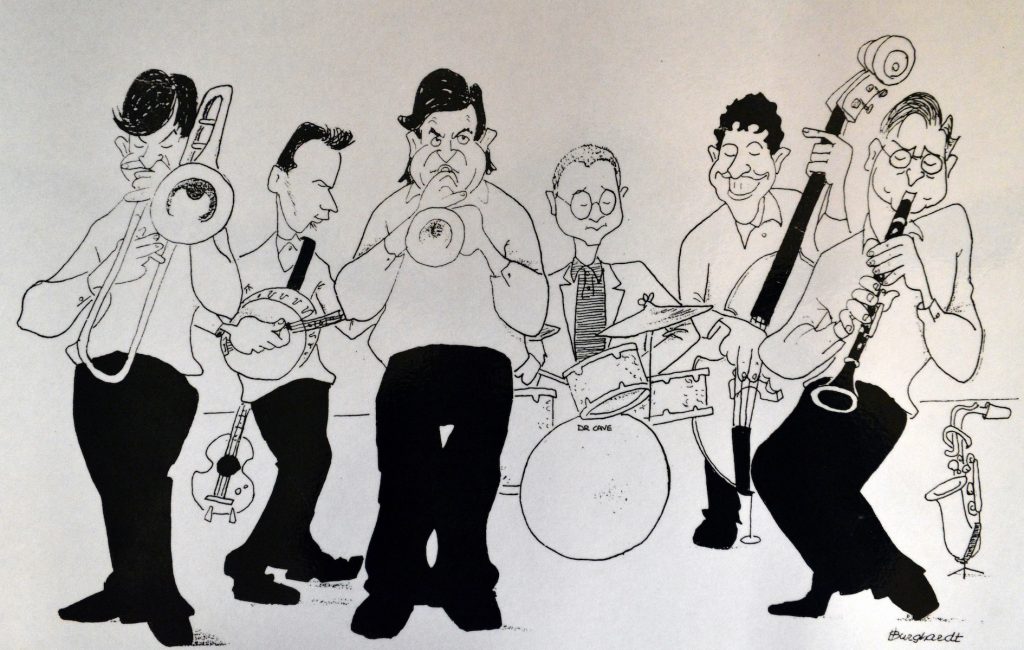 The Syncopators Melbourne Jazz Band Cartoon